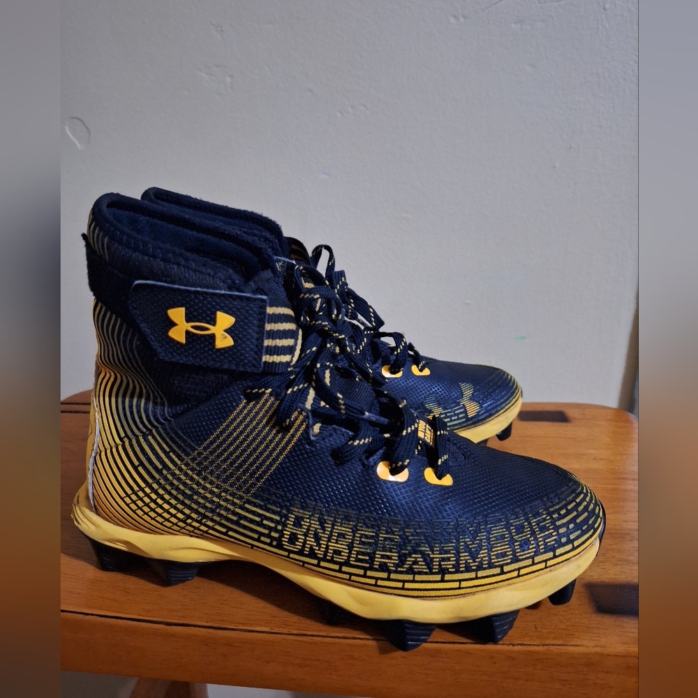 Under Armour Youth Boys Highlight Franchise Football Cleats Shoes Item - Picture 3 of 6